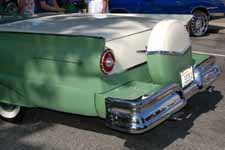 1957 Ford Fairlane 500 Continental Kit Painted Stock Cumberland Green (M0755) and White